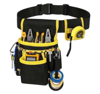 Tool Belt, UUP Magnetic Tool Pouch with 26 Pockets, Heavy Duty Tool Belts for Men,Utility