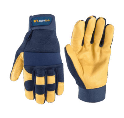 Wells Lamont Men's Leather Palm Work Gloves | Heavy Duty, Form Fitting for Improved